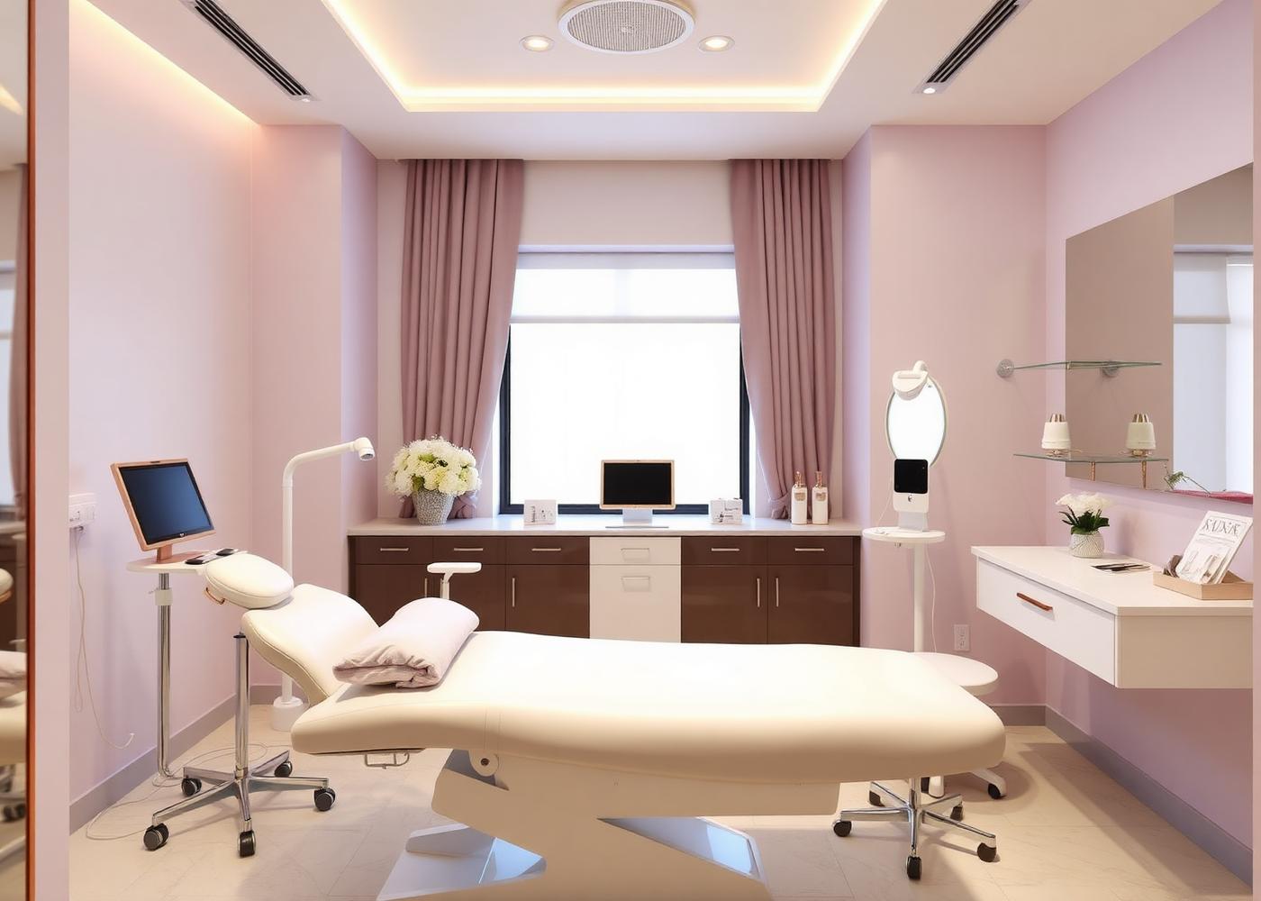 Skin treatment room